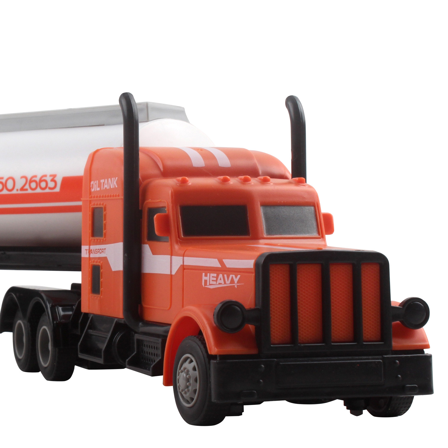 Large RC Toy Semi Truck Fuel Trailer 24Ghz Fast Speed 120 Scale Electric Oil Hauler Rechargeable Remote Control Kids Big Rig Carrier Transporter Vehicle Full Cargo Perfect Childrens Toy Gift